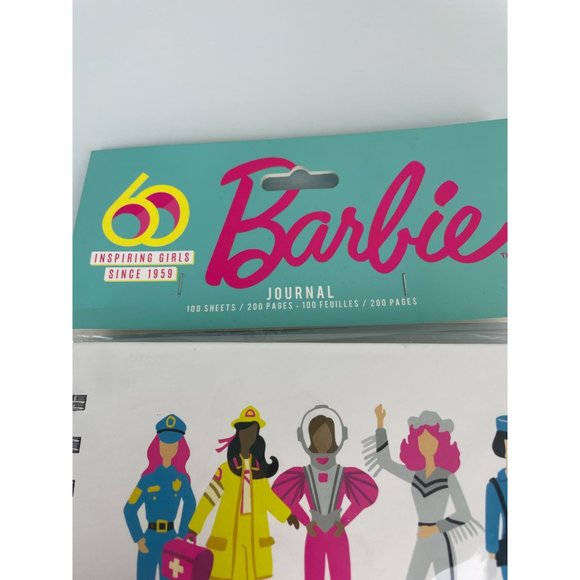 2016 New Sealed Barbie Journal Writing Notebook Girls Can Do Anything Spiral - Picture 5 of 9